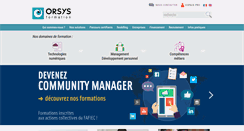 Desktop Screenshot of orsys.com