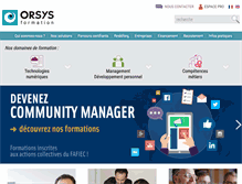 Tablet Screenshot of orsys.com